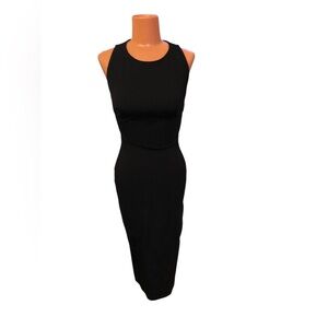 Gianni Bini Elegant Black Sleeveless Cutout Sleek Pencil Dress